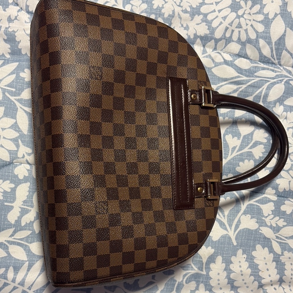 Louis Vuitton Brown Checkered Tote